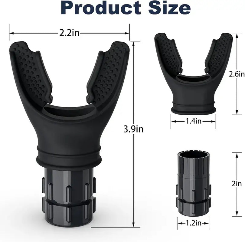 Portable Adjustable Resistance Breathing Trainer - Boost Lung Strength & Endurance, Lightweight & Easy to Clean