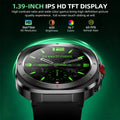 [2026 New Upgrade]Outdoor Compass Wearable Smart Watch | Bluetooth Call | 1.39" round Screen | Health & Fitness Tracker | IP68 Waterproof | Message Notifications| 100+ Sports Modes| for Android/Ios | Perfect Gift for Outdoor Enthusiasts/Boyfriend/Men